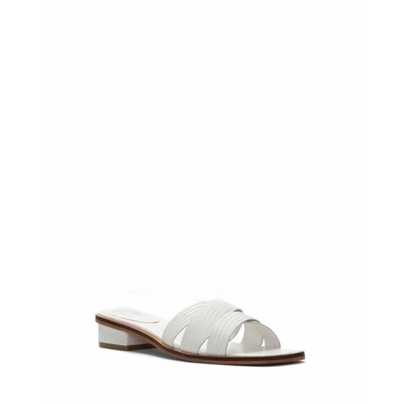 Vince Camuto Shoes - VINCE Camuto Women's Bnwt White "Ydelle" Sandals Sz 7 Cross Leather Slides